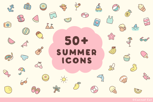 Download Doodle Summer Icon Sets - Icon Collection