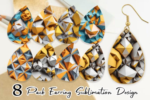 Download Earring 3D Geometric Shape - Premium Resources