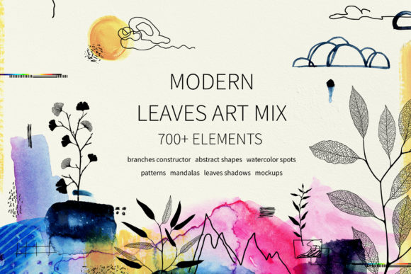 Download Leaves. Modern Graphic Elements - Modern graphic elements Collection