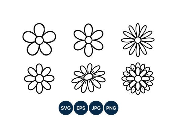 Download Simple Daisy Flower Icons - Icon Collection