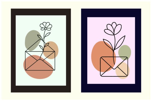 Download Line Art Set Minimal Botanical Poster - Botanical Collection