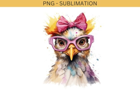 Download Funny Chicken PNG Printable Wall Art - Print Collection
