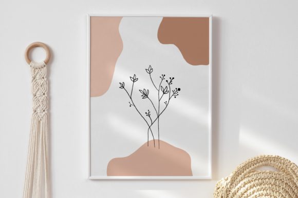 Download Printable Wall Art, Abstract Floral Wall - Print Collection