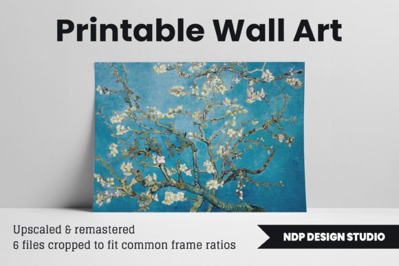 Download Blossoms Van Gogh Printable Wall Art - Print Collection