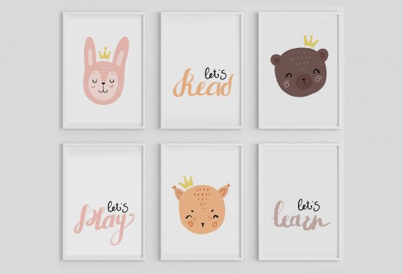 Download Animal Printable Wall Art, Let's Play - Print Collection
