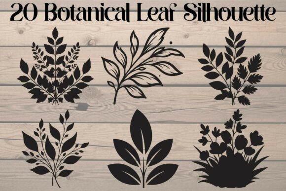 Download Botanical Leaf Silhouette - Botanical Collection