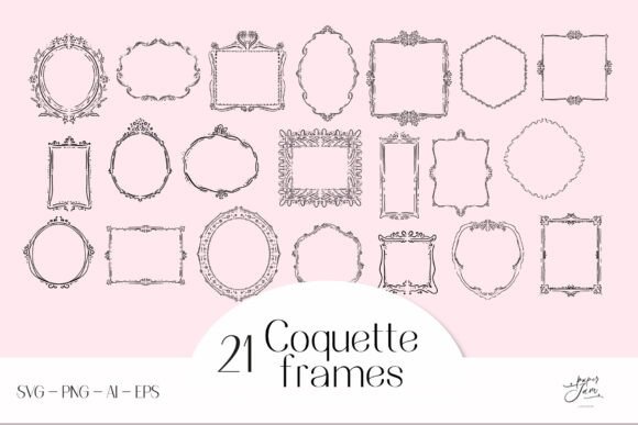 Download Coquette Frames SVG Wedding Frame SVG - Wedding frame Collection